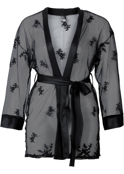 Krajkové kimono s širokými rukávy
